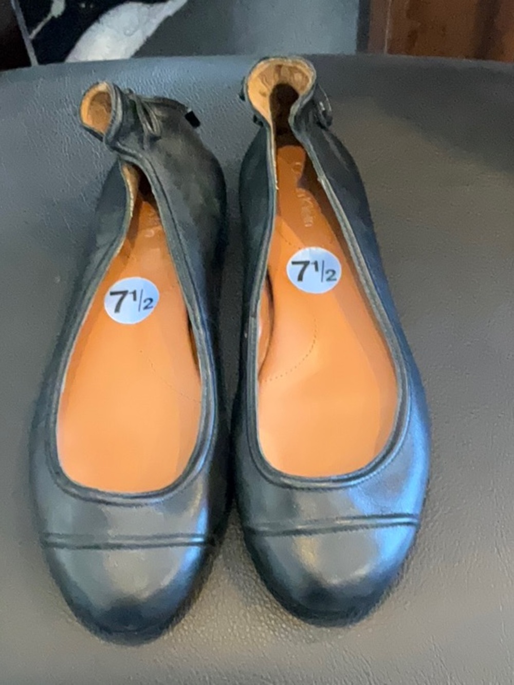 Calvin Klein lather flats
